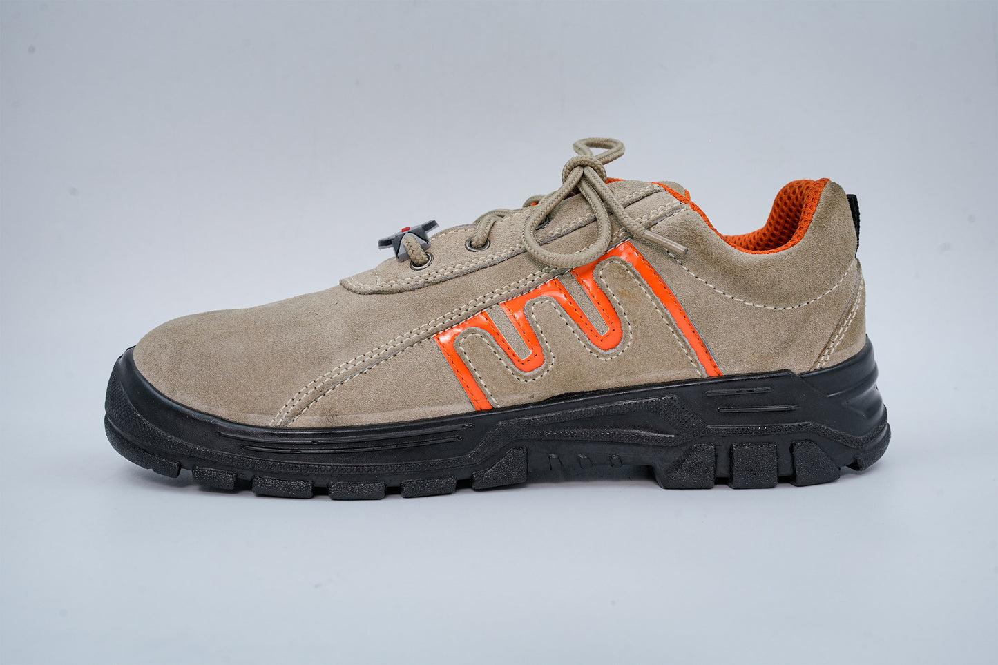 Upper – Cream suede leather