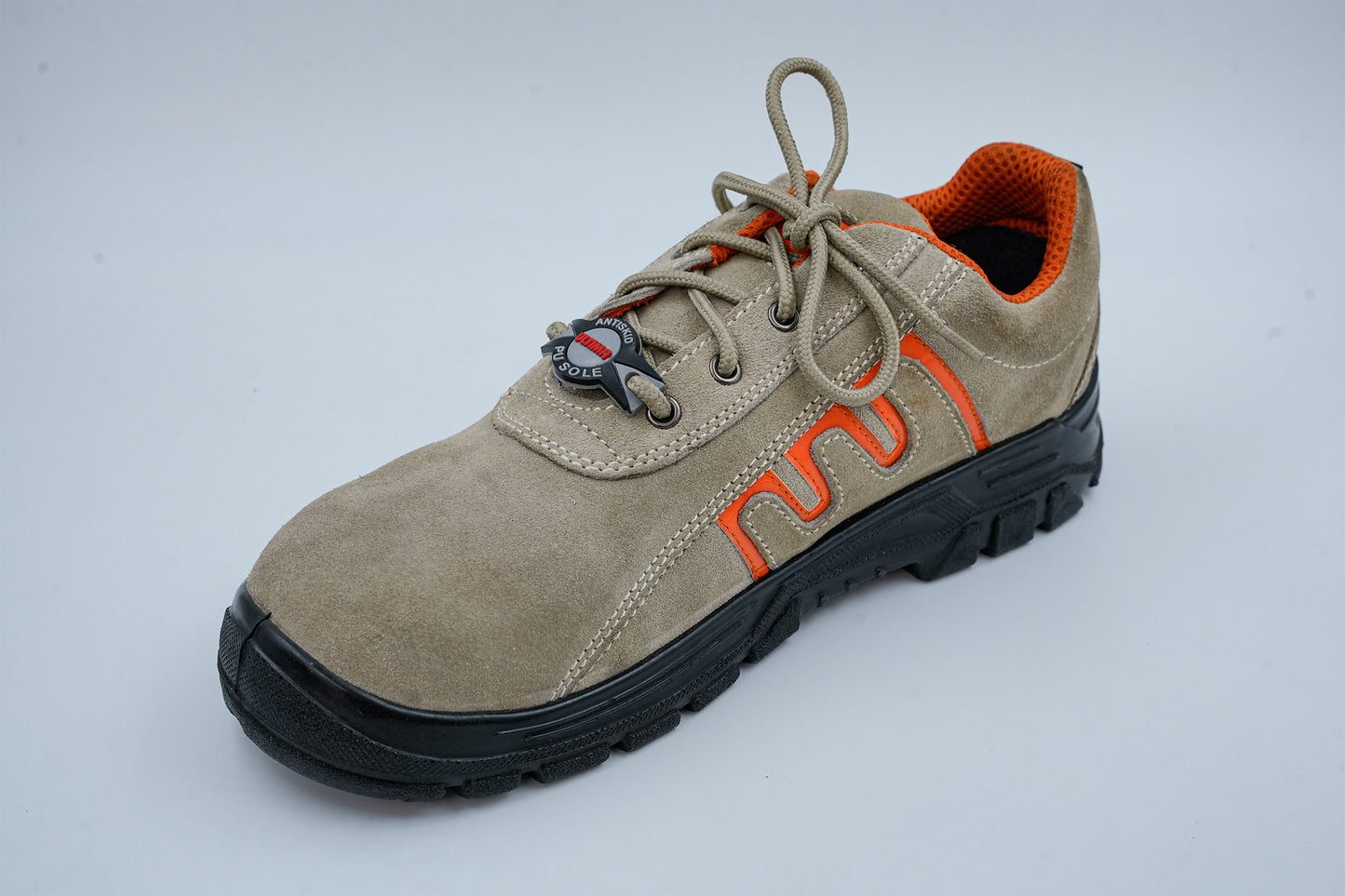 Upper – Cream suede leather