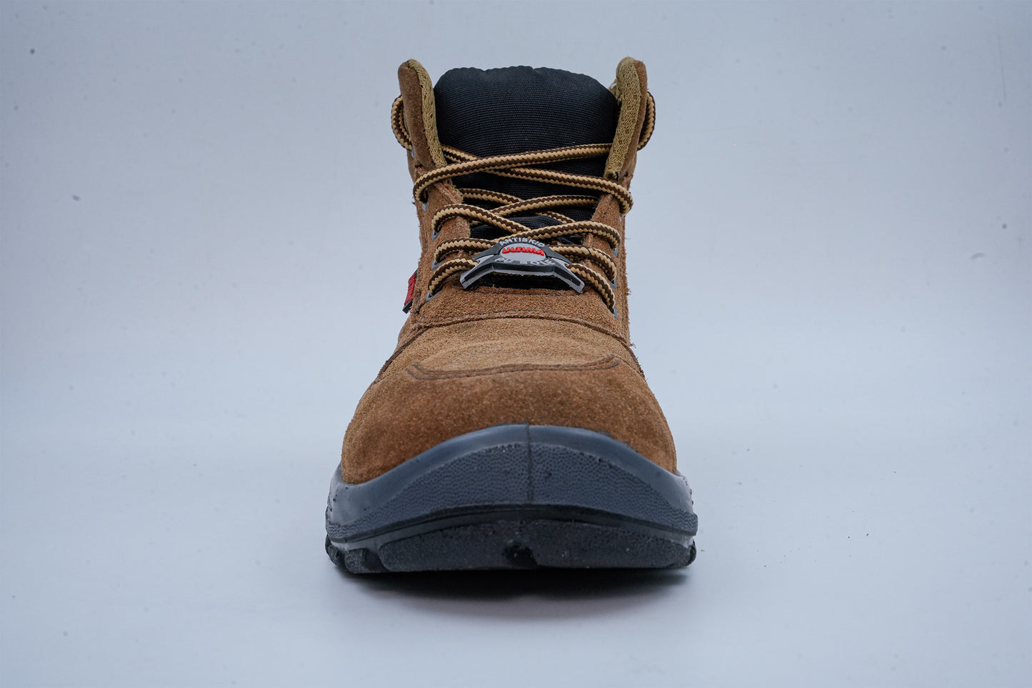 Upper – Brown suede leather