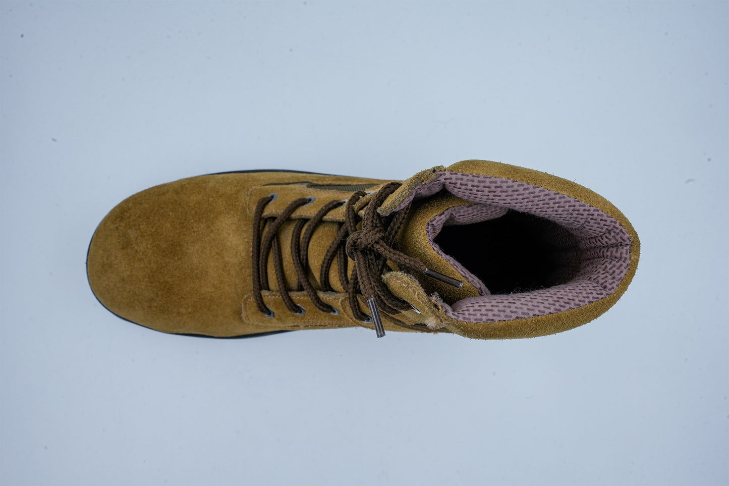 Upper – Mustard yellow Suede leather
