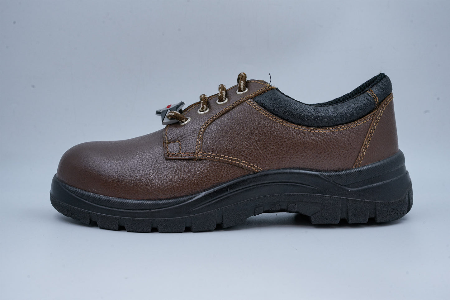 Upper – Buff Printed Brown leather