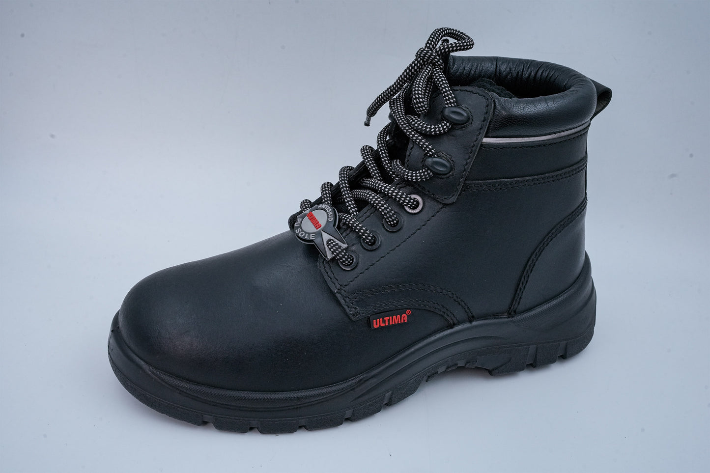 Upper – Buff black smooth crazy horse leather