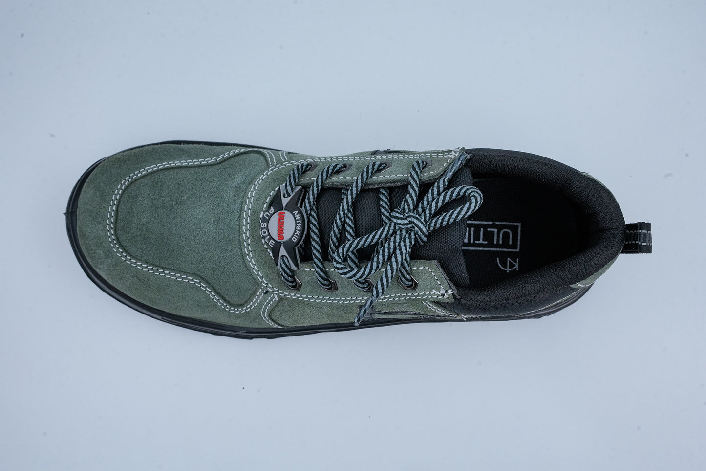 Upper – Green Suede leather