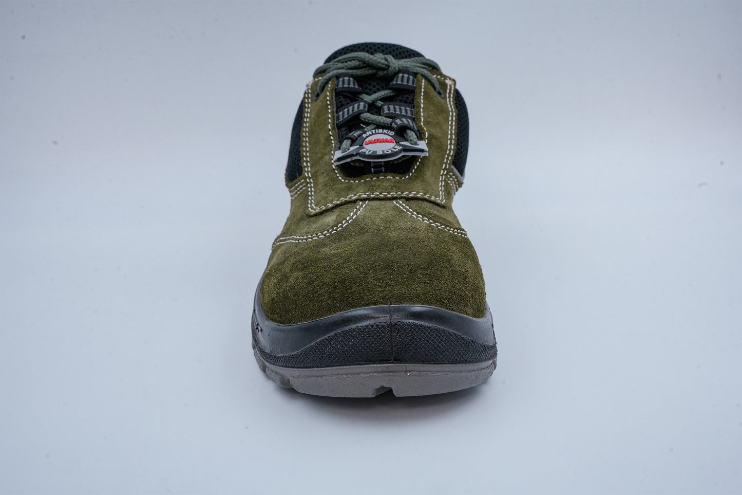 Upper – Dark Olive Green Suede Leather