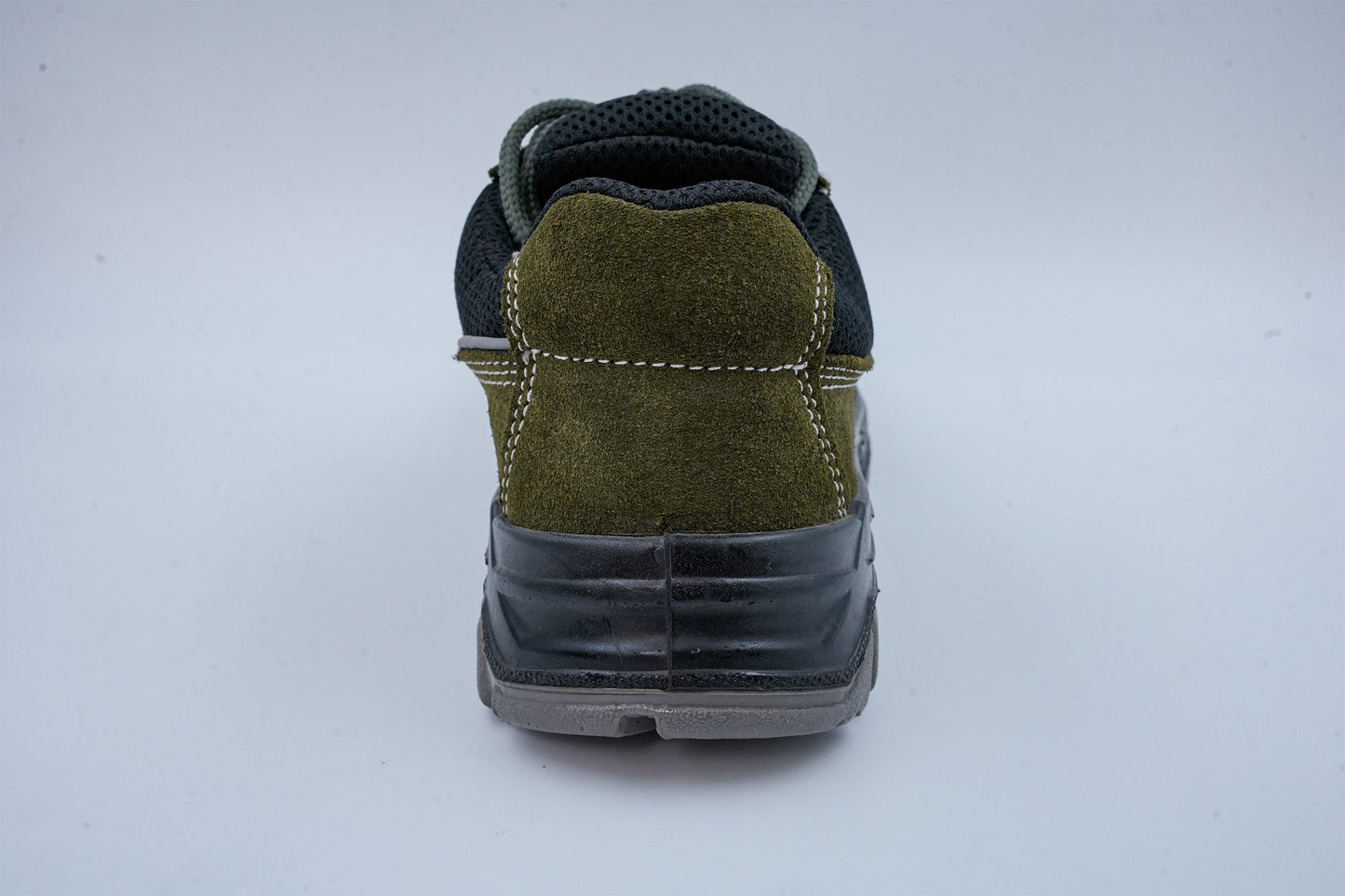 Upper – Dark Olive Green Suede Leather