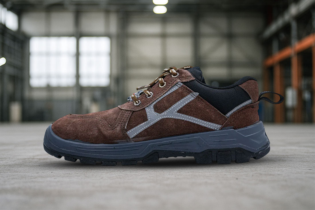 Upper – Bluish grey Suede Leather