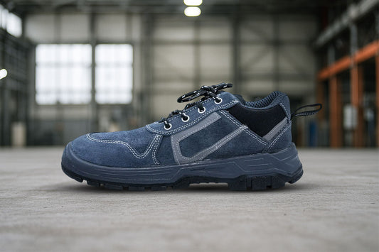 Upper – Bluish grey Suede Leather