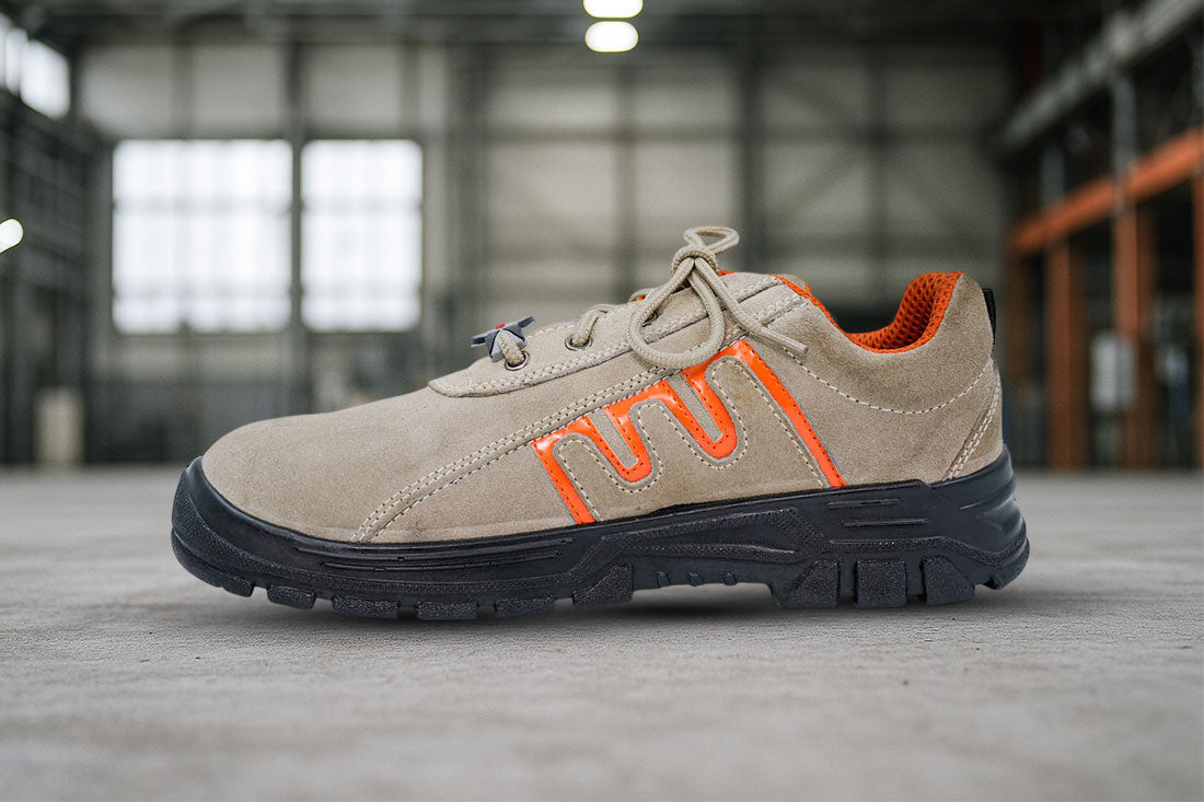 Upper – Cream suede leather