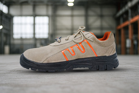 Upper – Cream suede leather